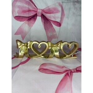 Coquette Gold Bow XOXO